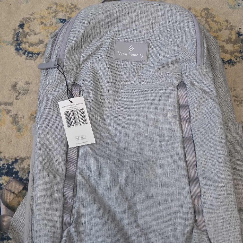 Vera Bradley Gray Backpack